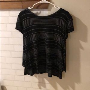 Black and white layer top